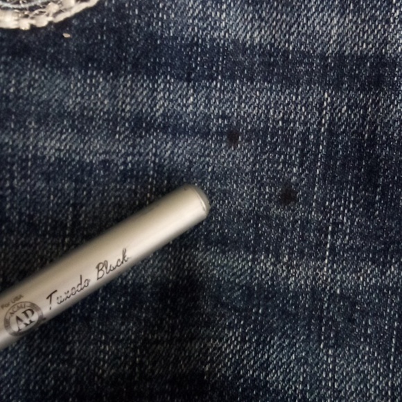 Grace in LA Women's NWT Jeans 27 Bootcut Embroidered Rhinestones DEFECT - Picture 10 of 10